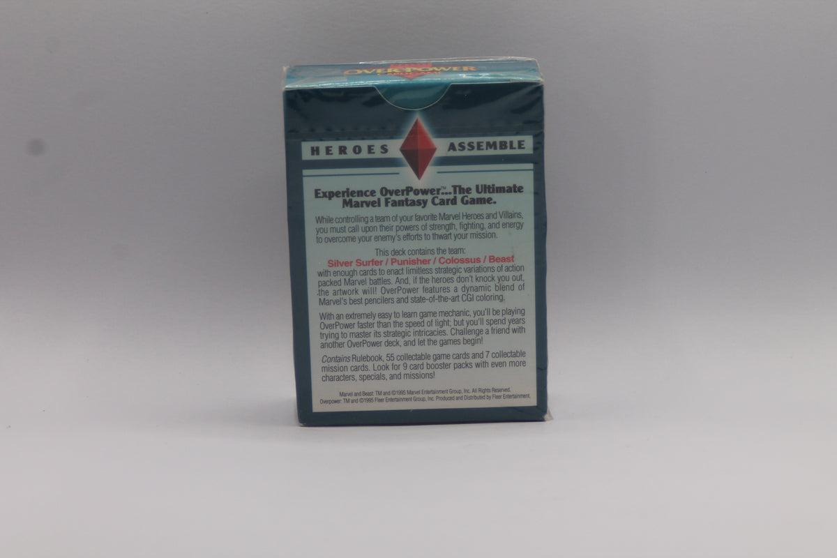 Marvel OverPower CCG Heroes Assemble Starter Deck 1995