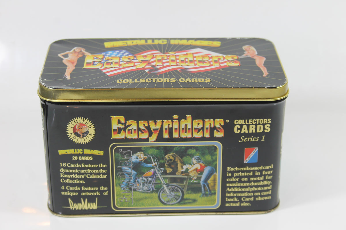 Easyriders Tin Metallic Cards Motorcycles