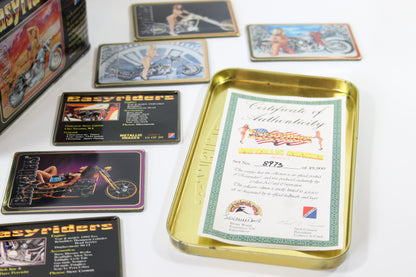 Easyriders Tin Metallic Cards Motorcycles