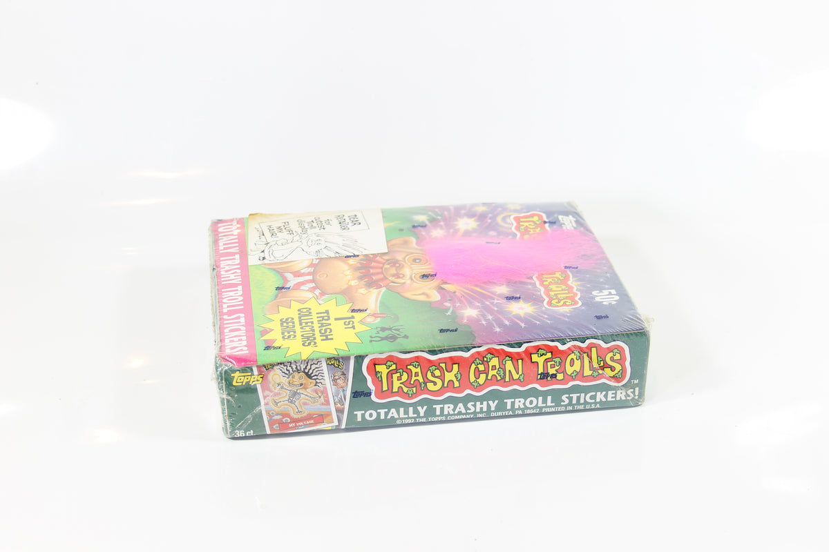 Trolls Totally Trashy Troll Stickers 1992 – Complete Factory Sealed Box
