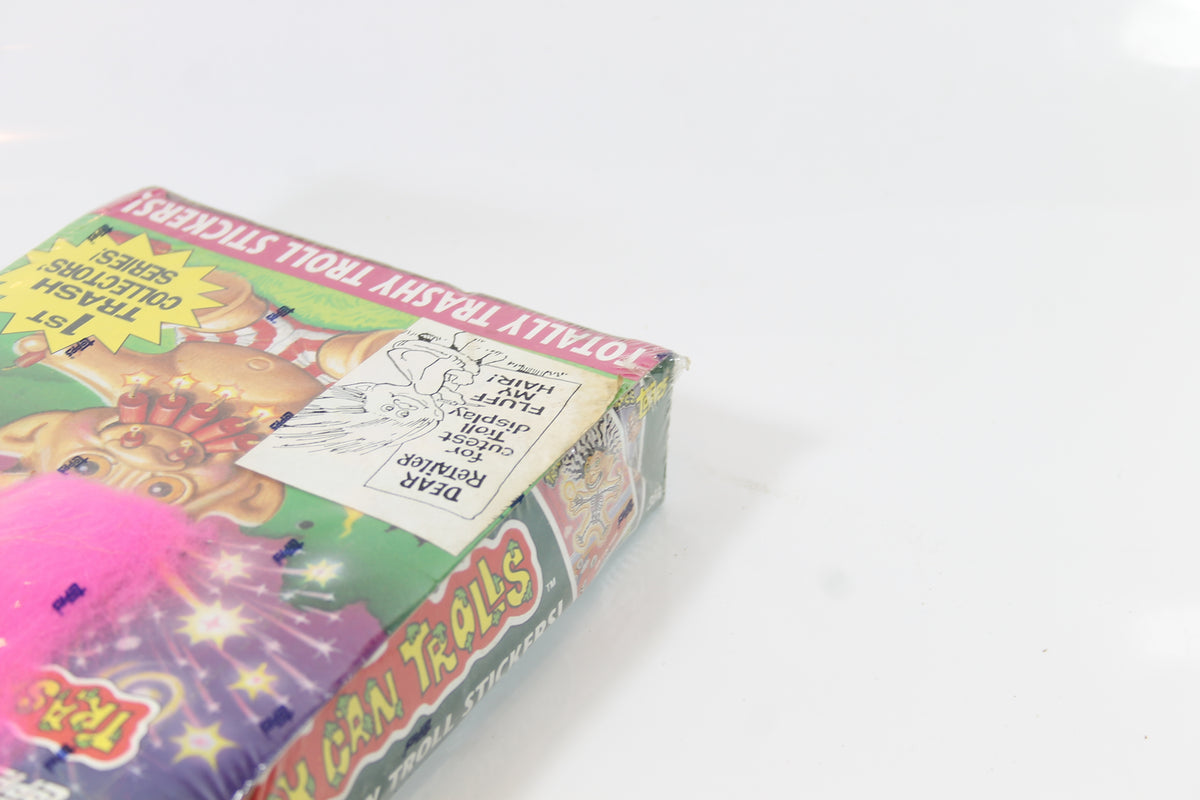 Trolls Totally Trashy Troll Stickers 1992 – Complete Factory Sealed Box