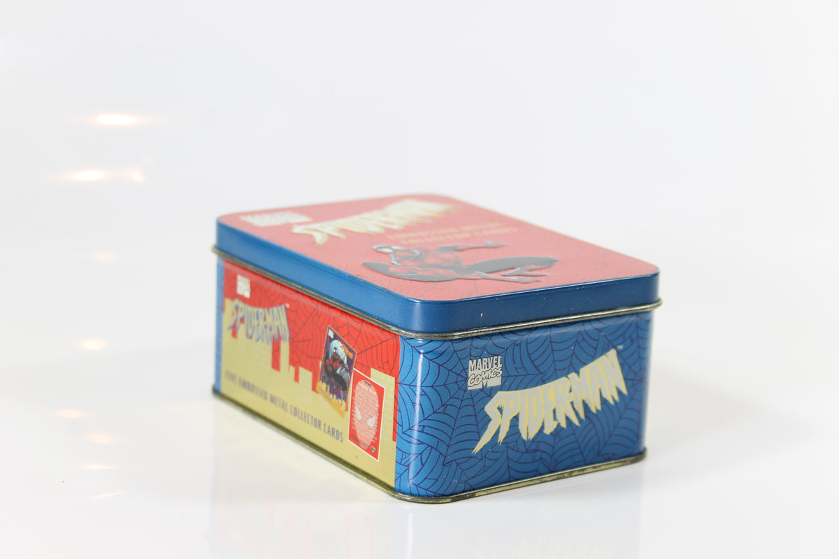 Spiderman Metal Cards Tin  - Cards Sealed