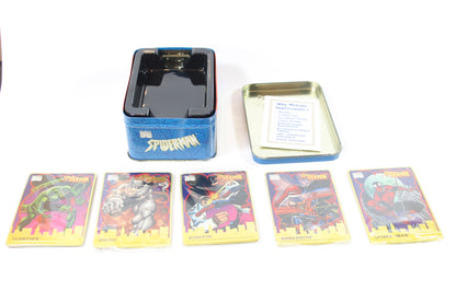 Spiderman Metal Cards Tin  - Cards Sealed