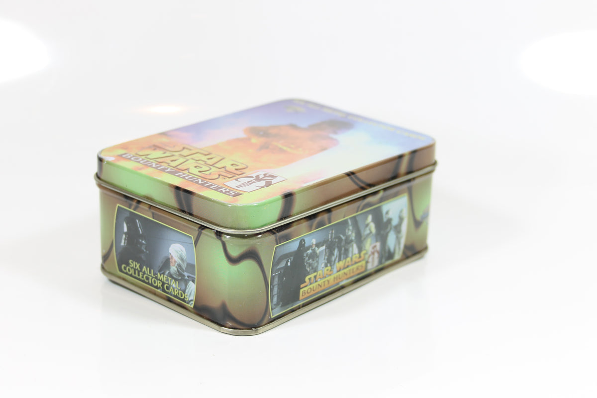 Star Wars "Bounty Hunters" Six All-Metal Collector Cards tin