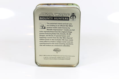Star Wars "Bounty Hunters" Six All-Metal Collector Cards tin