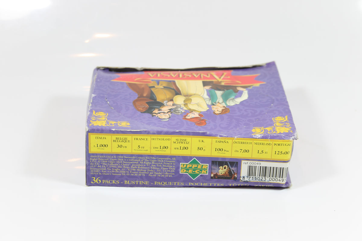 Anastasia Non-Sport Trading Cards - 36 sealed backs