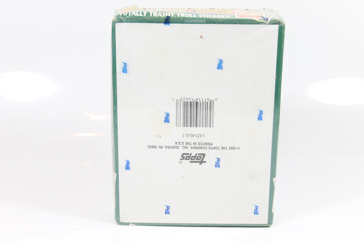 Trolls Totally Trashy Troll Stickers 1992 – Complete Factory Sealed Box