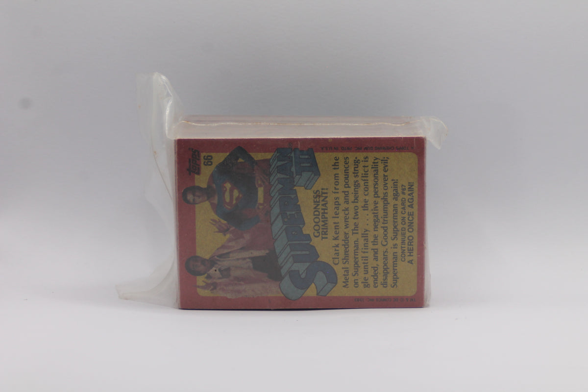 1983 Topps SUPERMAN III Movie Cards - Complete Set