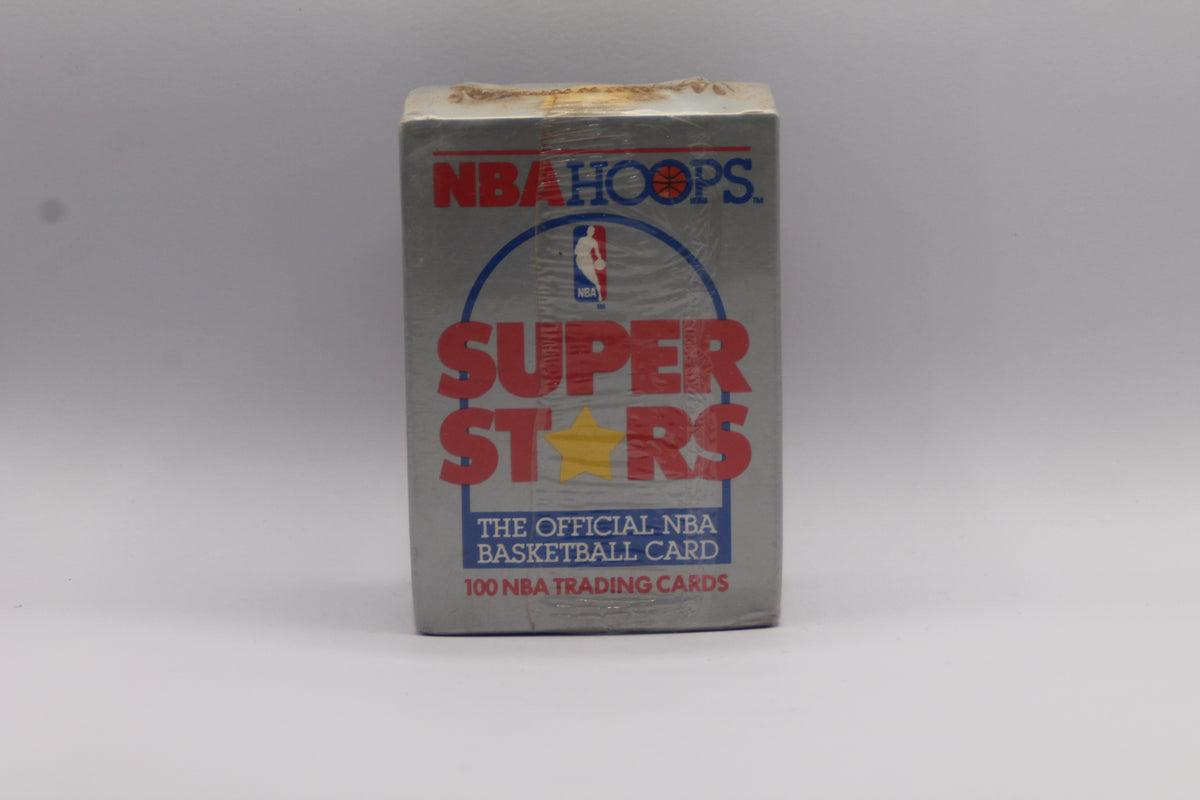 1989-1990 NBA HOOPS BASKETBALL Super Stars SEARS Yellow 100 Card Set