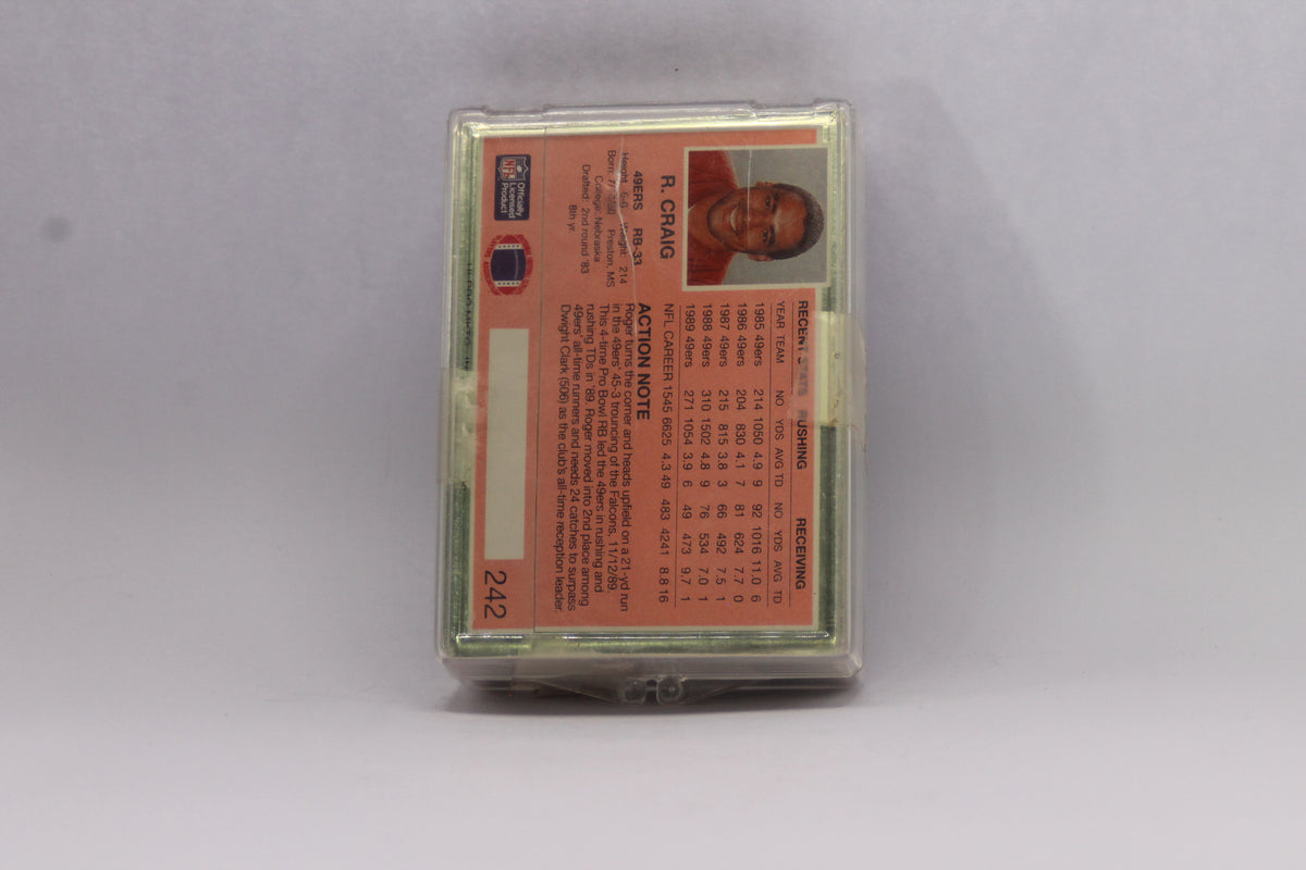 1990 Action Packed Football Cards Complete Set
