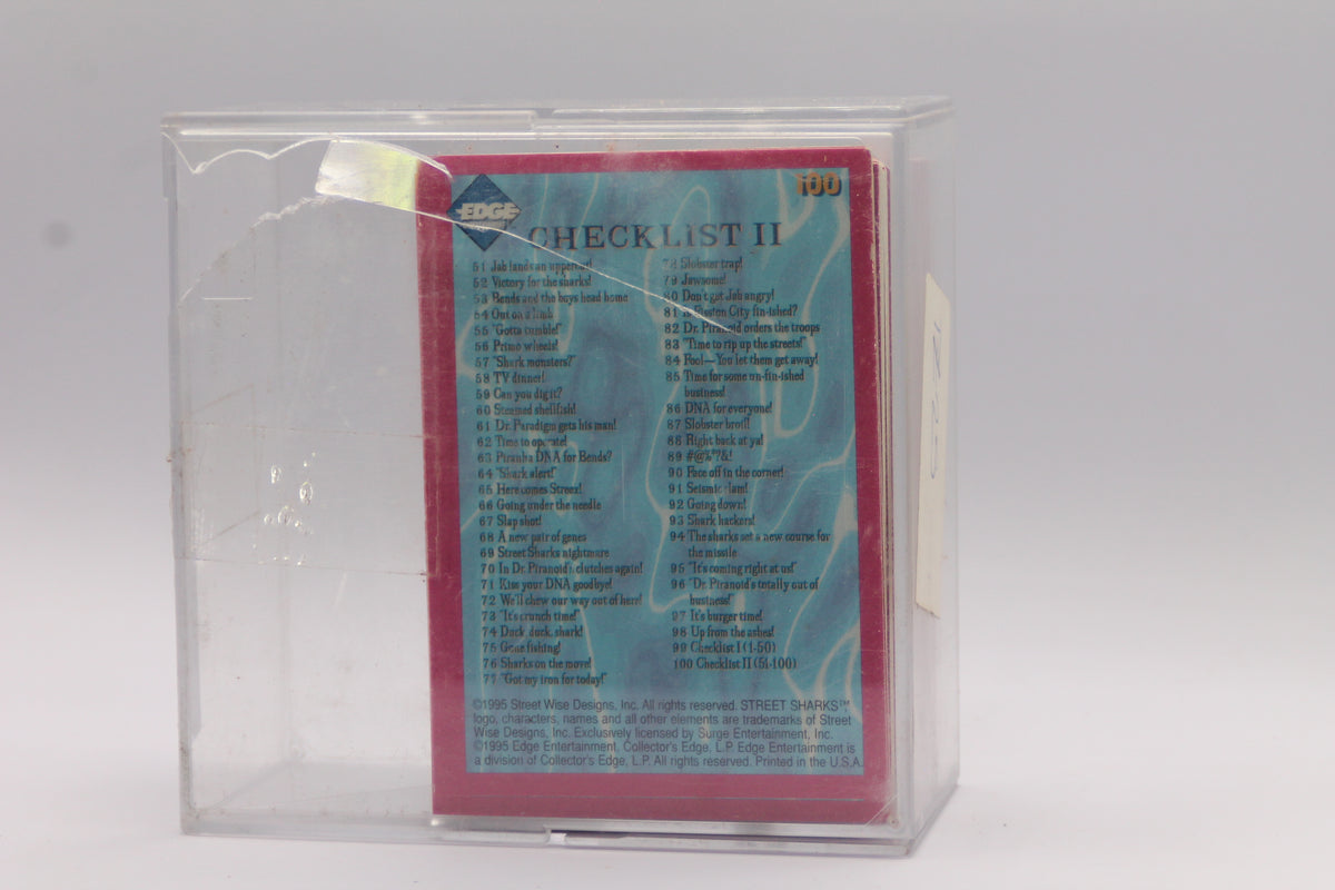 Edge 1995 Street Sharks Cards