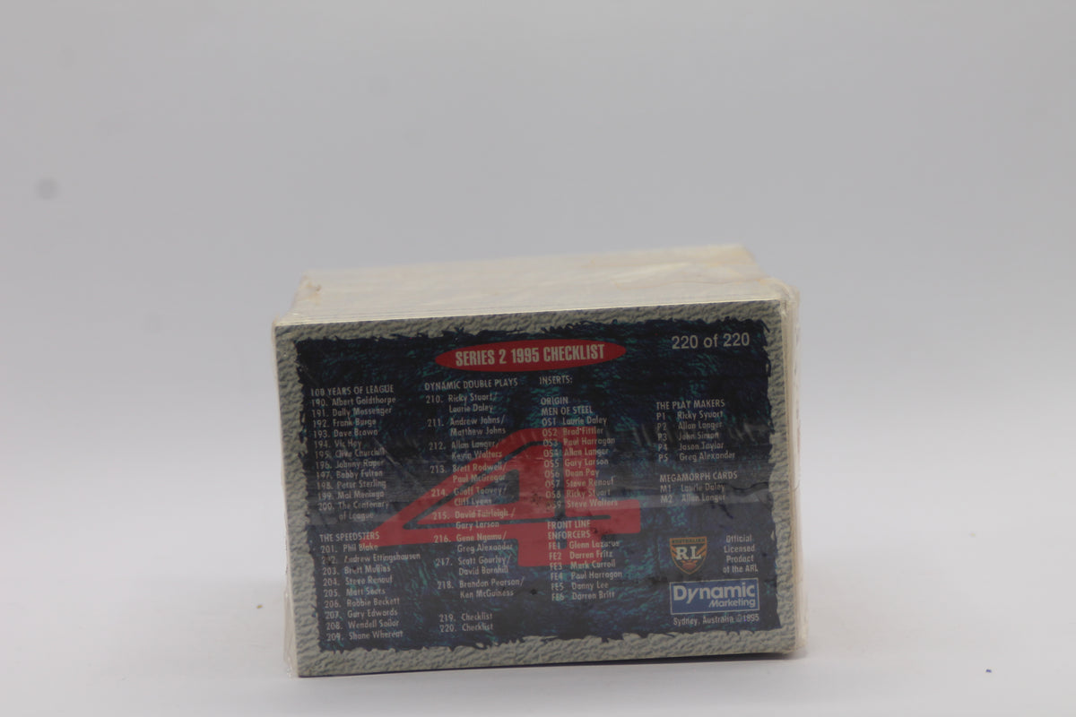 1995 Dynamic Rugby League Series 2 Trading Cards Base Full Set (220)