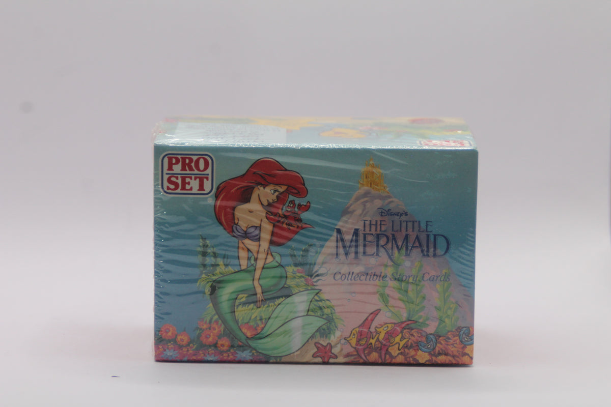 Disney's THE LITTLE MERMAID Collectible Story Cards Pro Set SEALED Box 1991